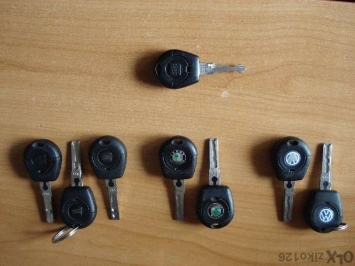 Ключ за vw seat audi skoda Тип подкова!Siemens работещи-изпробвани!