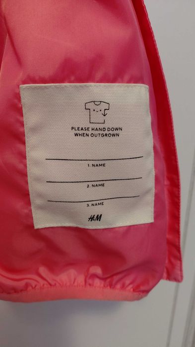 Бонбонено розово пролетно яке H&M