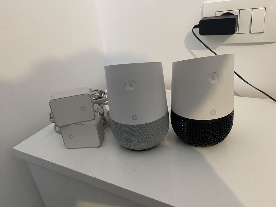 Boxa smart Google Home Speaker AI Gemeni set 2 buc stereo