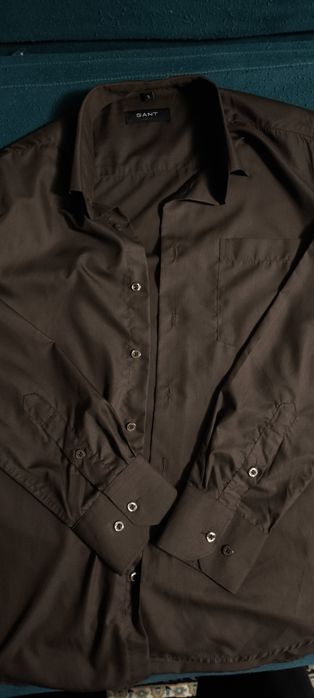 Рубашка GANT Коричневая