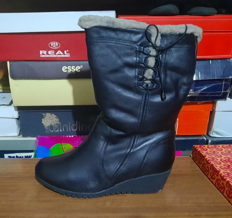 Сапоги Етик кожа 42размер подъемы улькен адамларга болады