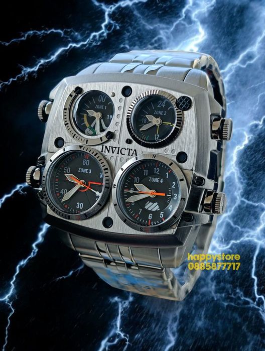 INVICTA Zulu Silver 54 mm, Инвикта нов мъжки часовник