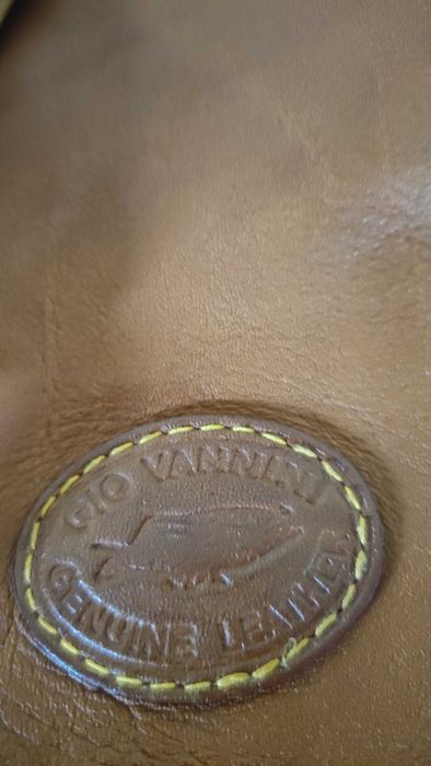 Дамска чанта от естествена мека лицева кожа в кафяв цвят