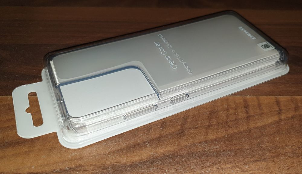 Husa silicon originala Samsung Clear Cover S21 Ultra S21 Ultra 5G G998