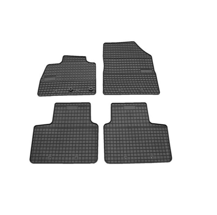 Set covorase auto din cauciuc pentru Renault Scenic 4 2016-> prezent, presuri RapidAuto, Negru