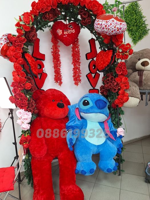 Гигантски плюшен Стич Голяма плюшена играчка Стич 120см Stitch подарък