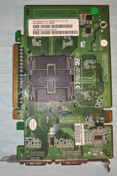 Placa video 8600 GT, 256 MB, 128 bit