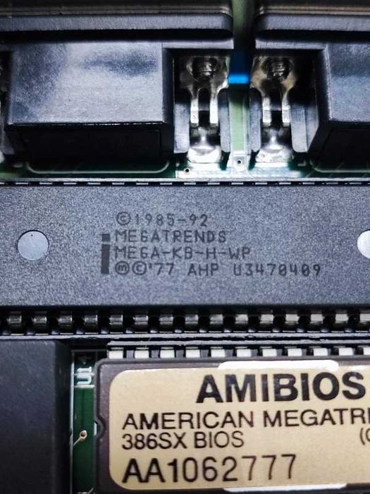 Placa ISA single board computer 386SX ALi M1217 ami bios cu 1mb ram