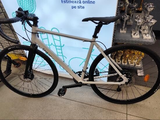 Bicicletă șosea Rc120 gri - produs resigilat - (SecondHand) Decathlon