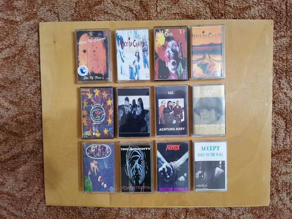 Аудио Касети - метал, рок и поп музика