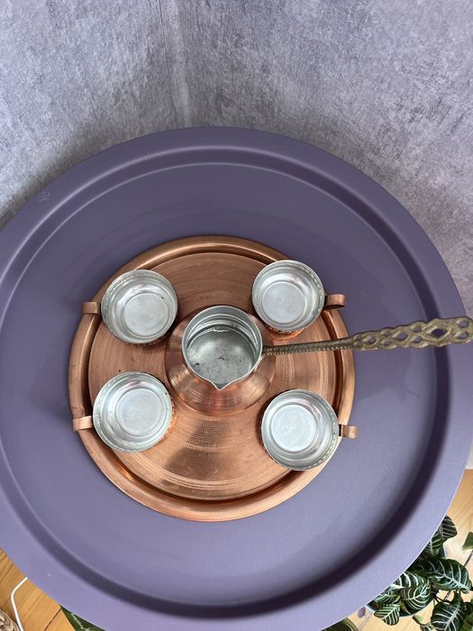 Комплект за турско кафе от мед