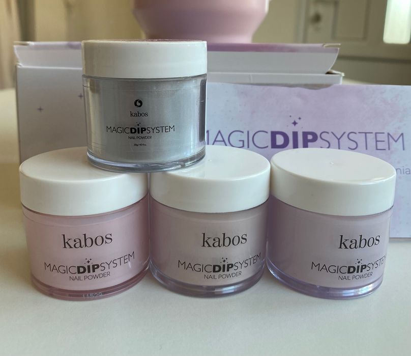 Пудра за нокти KABOS титан маникюр прах