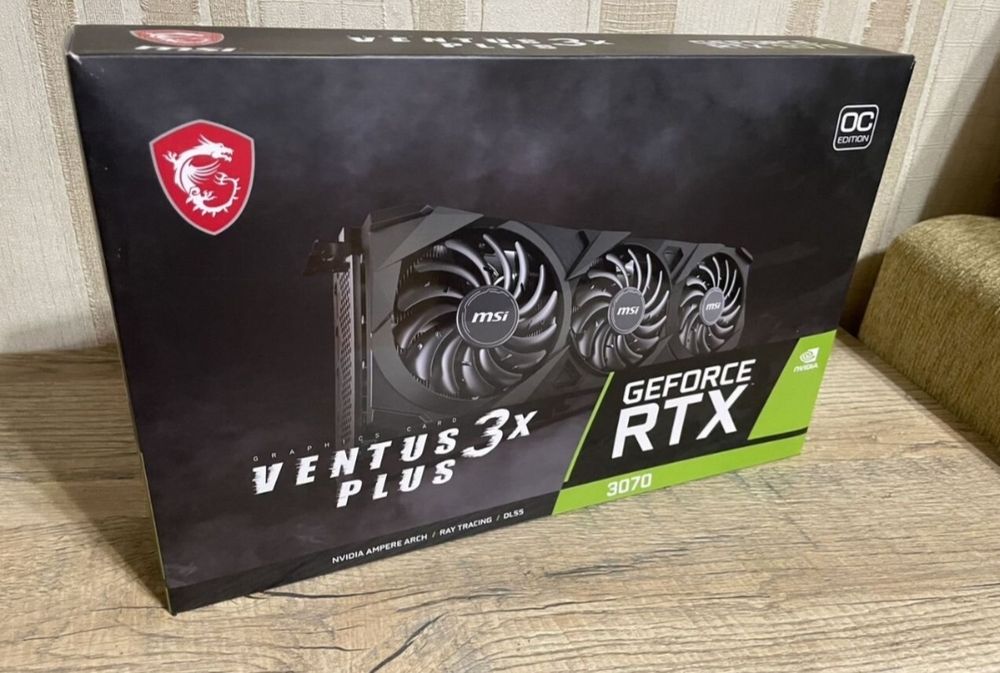 MSI GeForce RTX 3070 ventus 3X plus