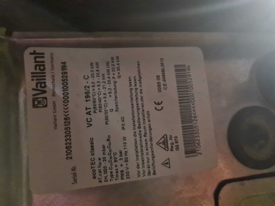 Vănd centrală Vaillant in stare bună recent adusă din austria
