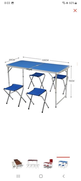 Продам столик раскладной новый