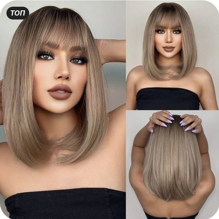 Купить парик Ташкент, Узбекистан, парик баб-каре, бренд 7JHH лучшее.