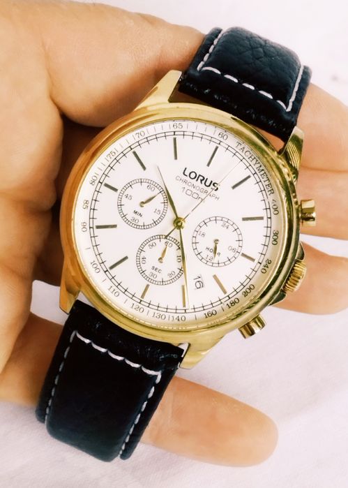 Ceas barbatesc Lorus by Seiko VD53-X083, Cronograf, Quartz, otel inox