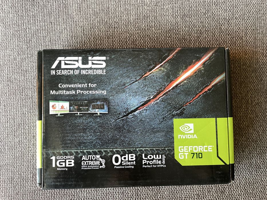 Placă Video ASUS GT 710 1GB GDDR5/DDR3 Silent – Low & Normal Profil