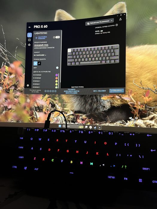 Logitech G Pro X 60 Black