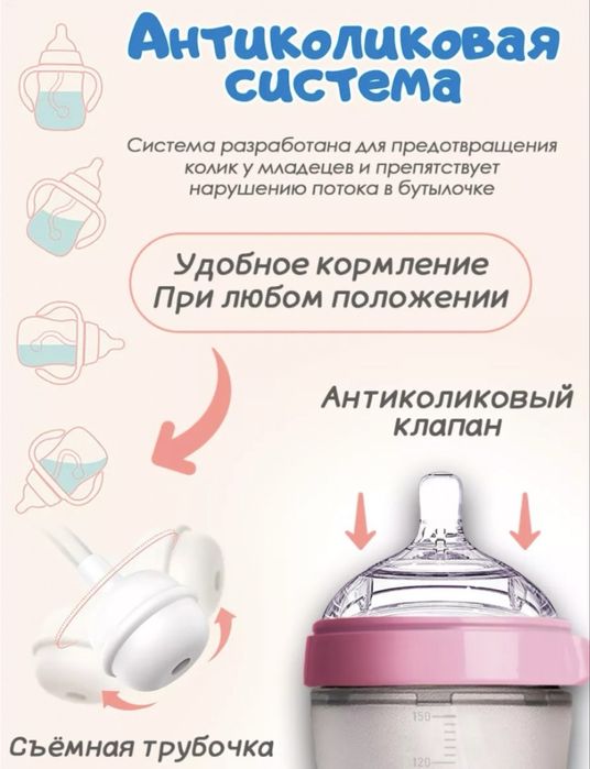 Бутылочка для кормления Comotomo