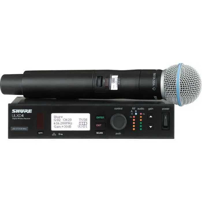 Професионален микрофон SHURE ULXD24/B58 - (Made in Mexico)