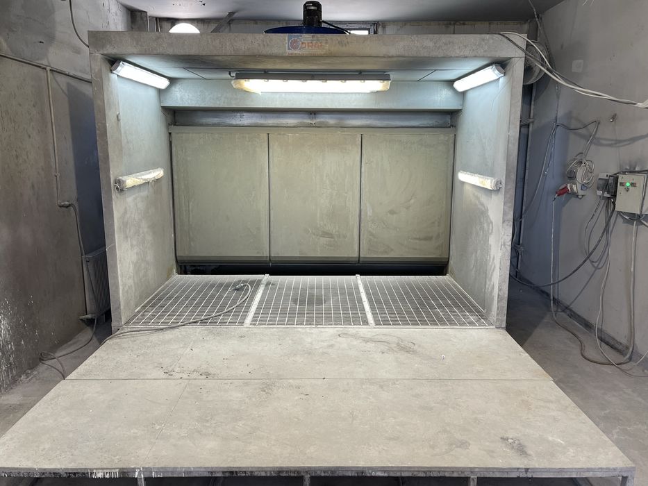 Cabina de vopsit cu perdea de apa