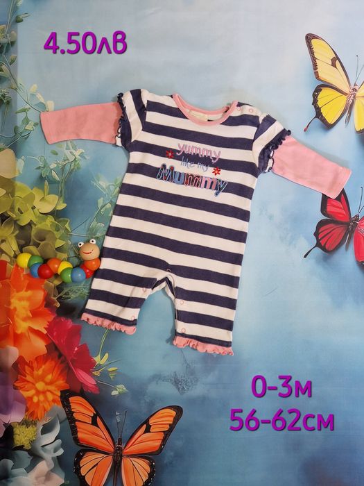 Размер от 0-3 месеца 56-62см за момиче