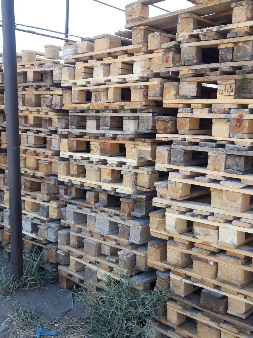 Паллеты - поддоны деревянные: 1 500 тг. - Прочие древесные плиты ...