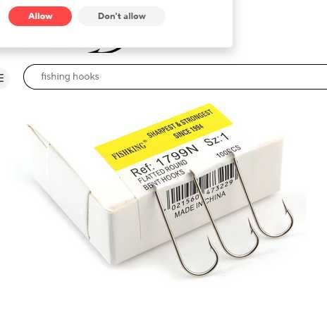 стоманени куки за риболов