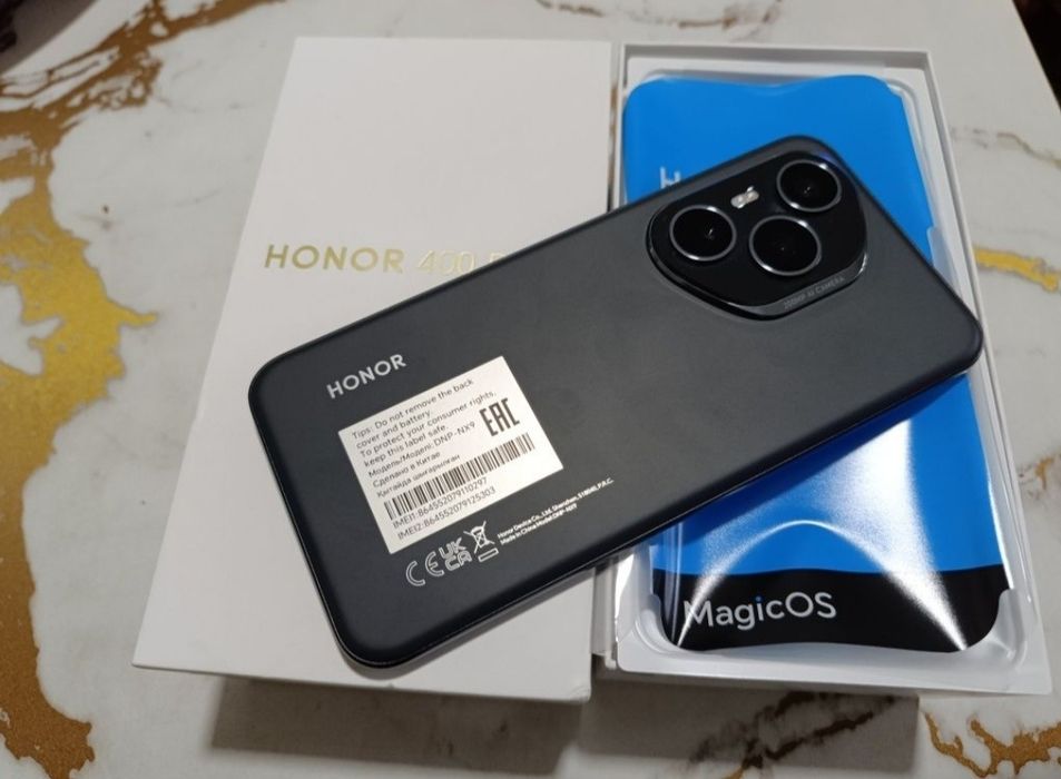 Honor 400pro 12/512gb li full kamplekt xamma narsasi bor