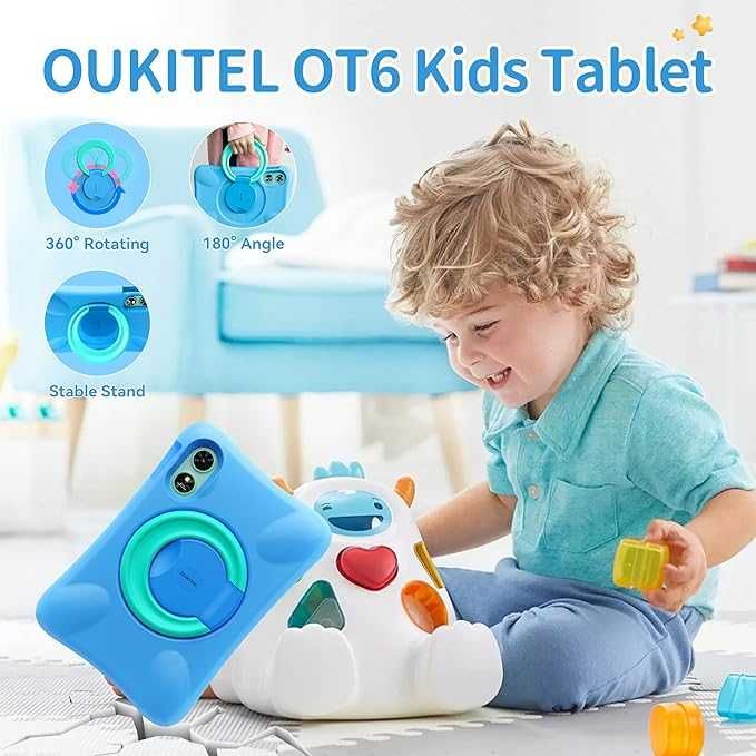 Oukitel OT6 Kids 4GB+12GB RAM 64GB ROM, 10.1 инчов, WiFi Детски таблет