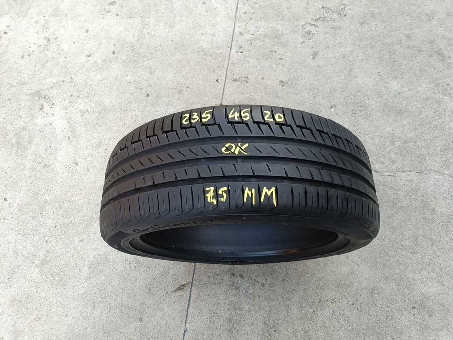 O anvelopa vara 235 45 20 Continental PremiumContact 6 profil de 7,5 mm