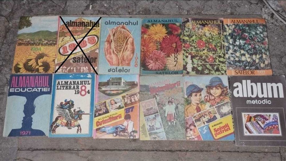 Manuale scolare vechi '60,'70,'80,'90, Almanah, Magazin Istoric colect