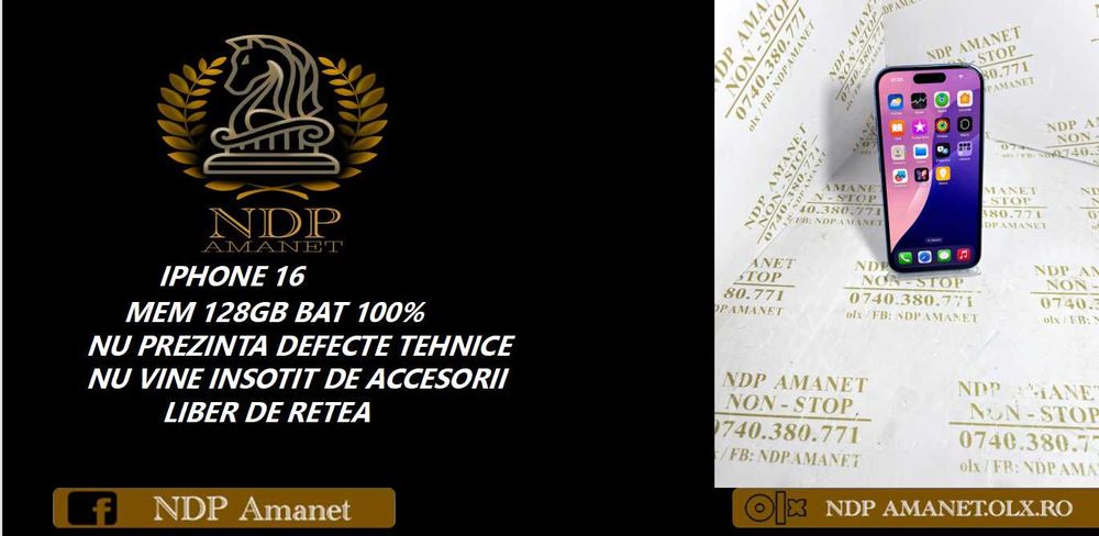 NDP Amanet Calea Mosilor 298 IPHONE 16 (32240)
