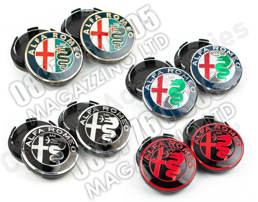 Капачки за Джанти Алфа Ромео 50 мм 145, 147, 156 GT GTV Комплект 4бр.