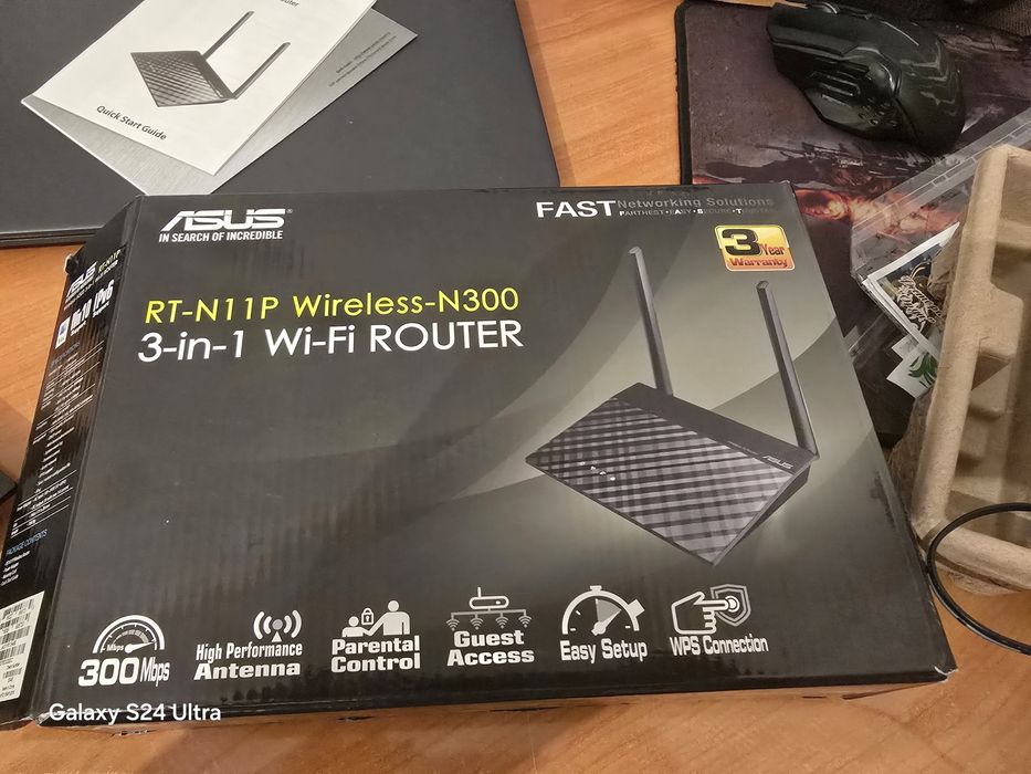 Asus модем маршрутизатор 300мбит/с