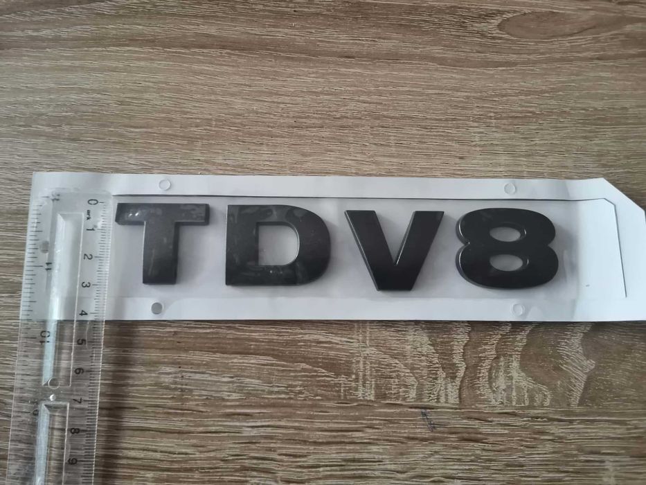 Range Rover TDV8 сива емблема