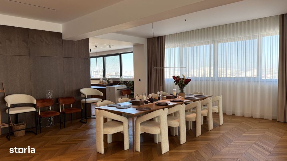 Penthouse pe bune, 5 camere, vedere la Mare si la Lac, 5 parcari subte