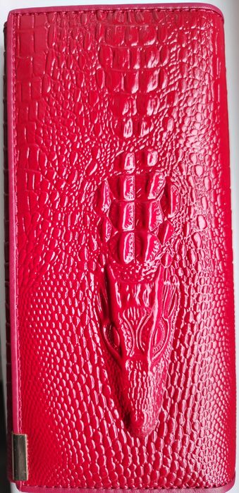 Уникално дамско портмоне от КРОКОДИЛ – Ръчна изработка, Тайланд