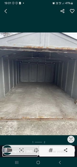 Garaj sotiladi. Temirdan. Mustahkam