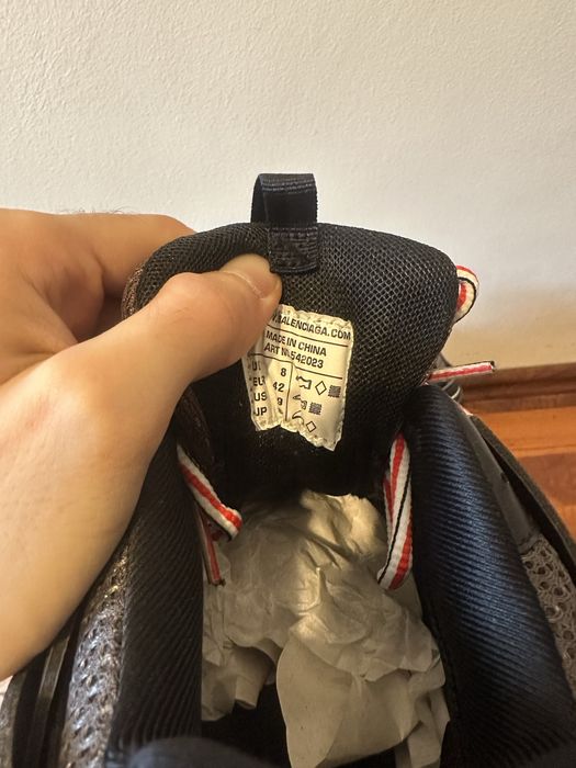 Balenciaga Track Black Grey Red