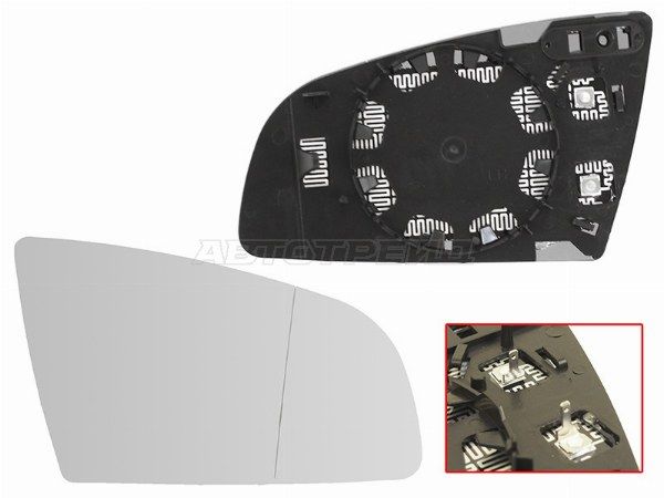 Полотно зеркала Audi A3