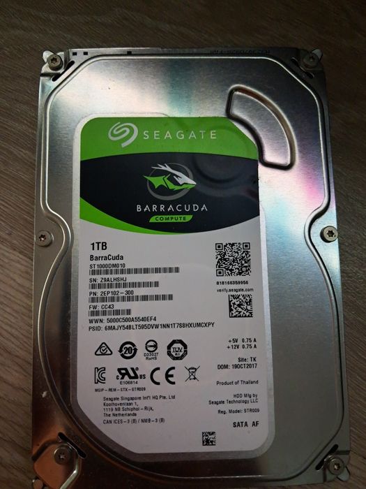 Vand hdd seagata barracuda 1tb