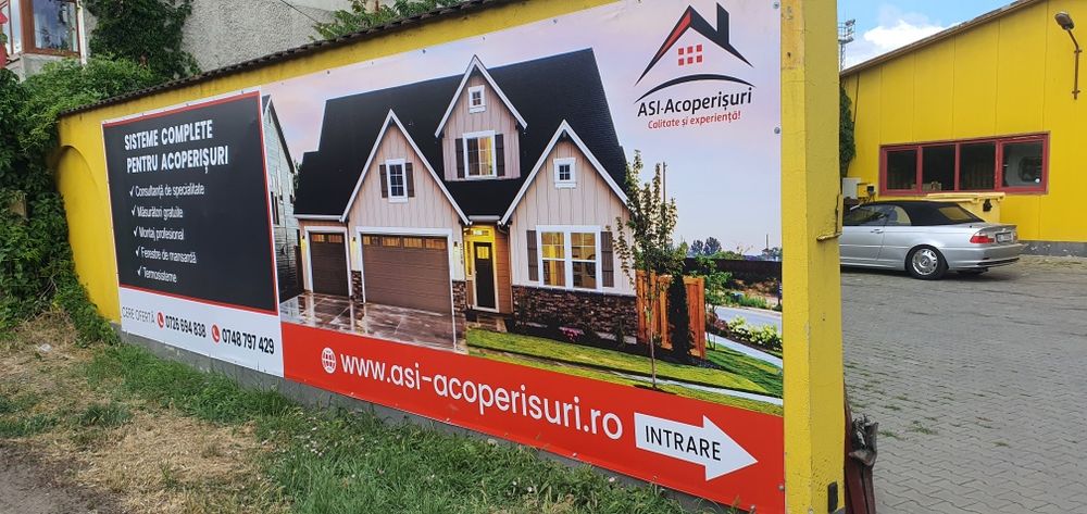 Imprimare banner, autocolant, canvas, etichete, vitrine si indoor