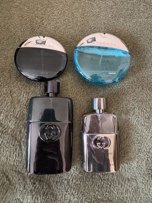 Gucci guilty Bvulgari Aqva Aqva Marine