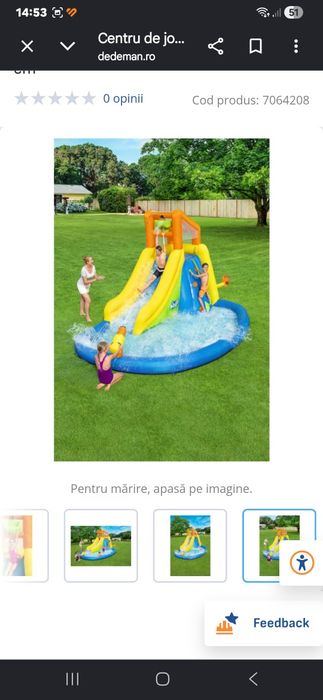 Centru de joacă gonflabil