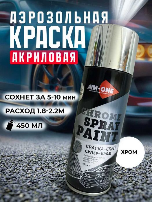 Mr.Build Аэрозольные краски удобное нанесение и высокая укрывистость