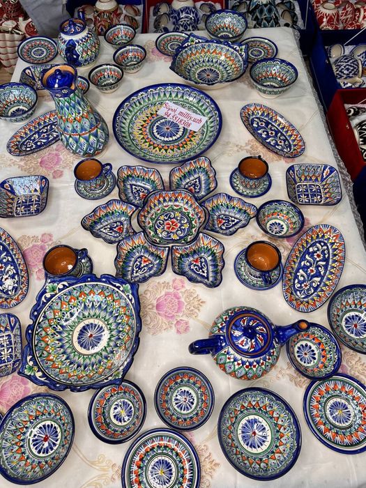 Milliy Sopol Nabor Servislar Turli Xil Ranglar va Uslublarda!