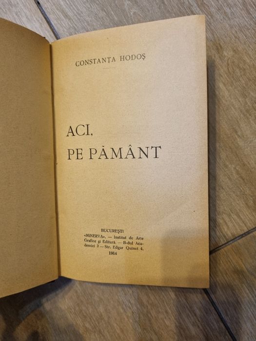 Aci pe pamant, 1914