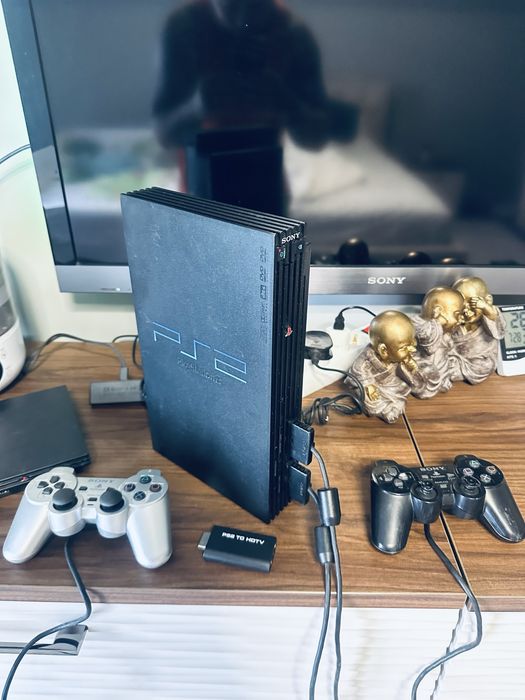 Consola gaming Ps2 fat + ps2 slim(cadou)